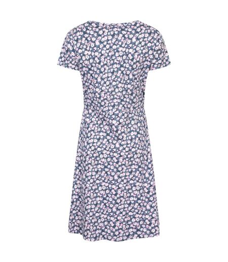 Womens/ladies essentials lora floral skater dress grey Mountain Warehouse