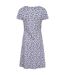 Womens/ladies essentials lora floral skater dress grey Mountain Warehouse-2