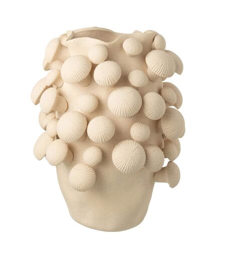 Vase Champignon en Argile Fungi 46cm Beige