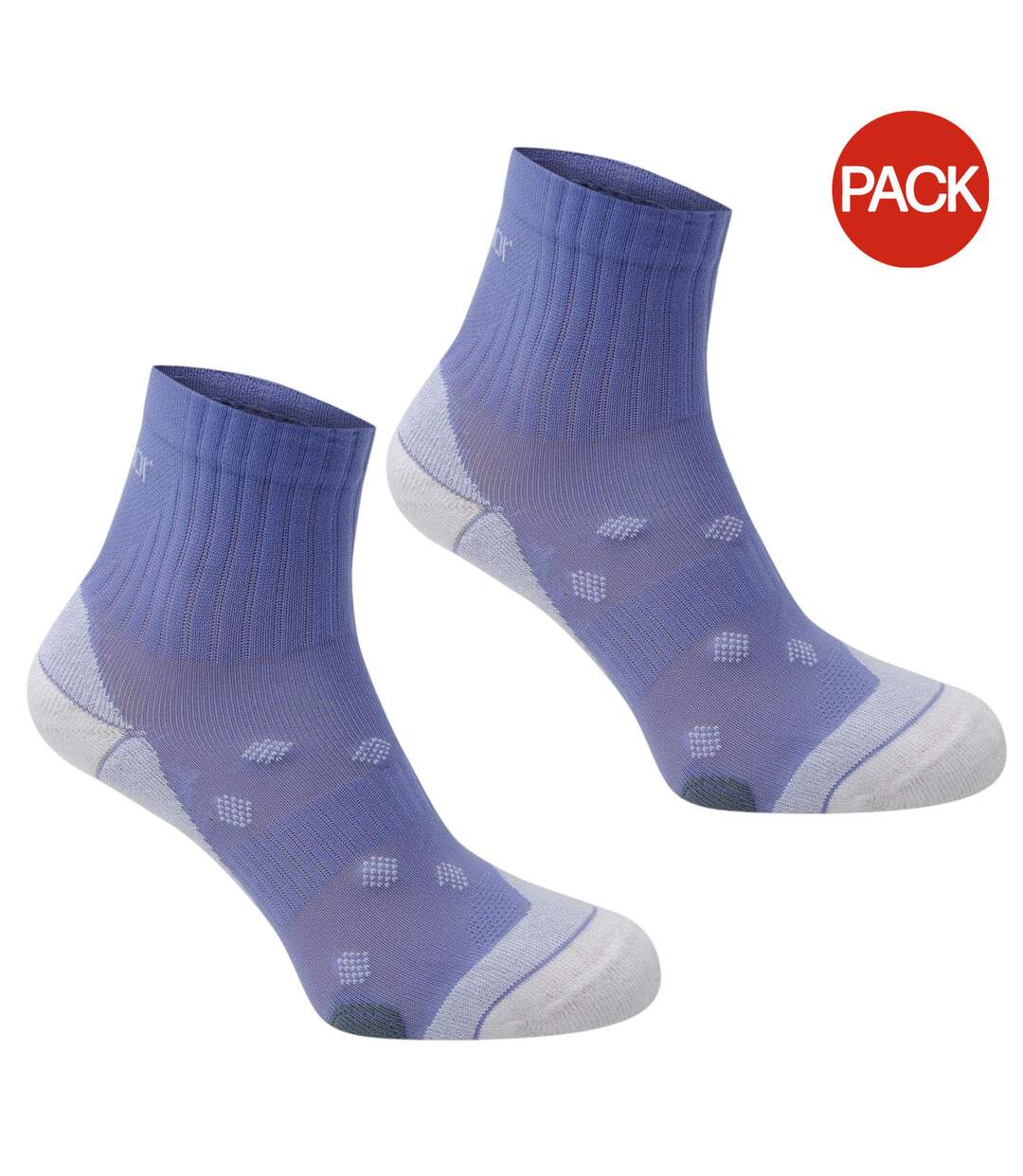 Lot De 2  Chaussettes Course À Pied Femme Lilas Karrimor-1