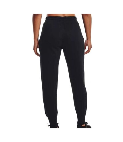 Jogging Noir Femme Under Armour Rival Fleece Crest - M