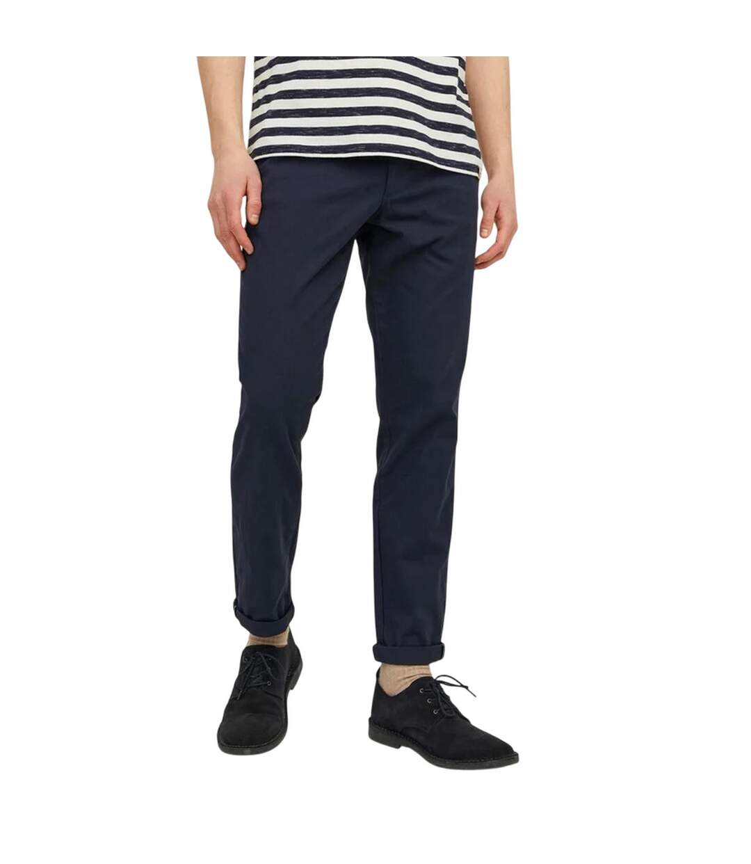 Chino Homme Bleu Marine Foncé Jack And Jones-4