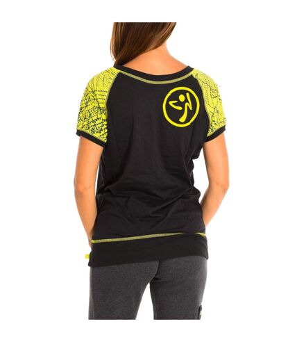 Women's short-sleeved V-neck sports T-shirt Z1T00469