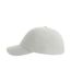 Casquette Déstructurée 6 Panneaux Mixte Blanc Atlantis-3