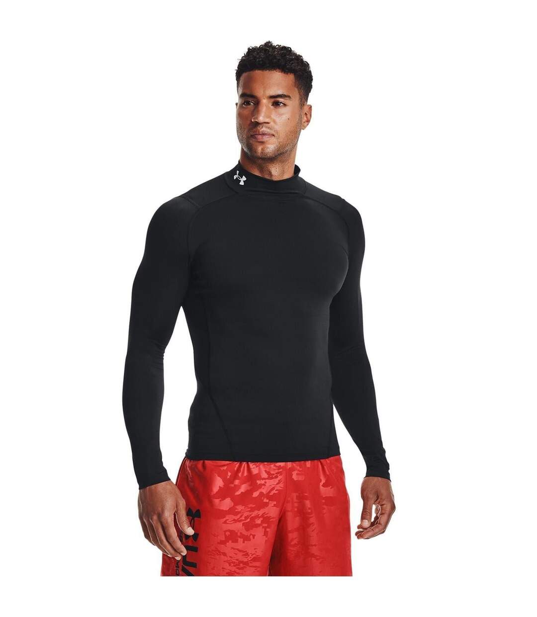 Haut Thermique Manches Longues Raglan Homme Noir Under Armour-4