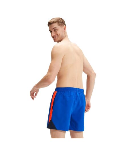 Short De Bain Hyperboom Splice Homme Bleu Orange Speedo