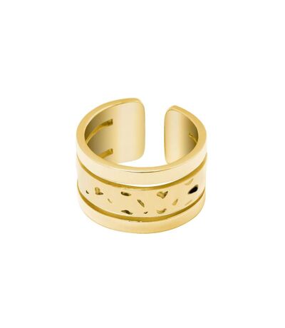 Bague Pierre Lannier Echo Acier Doré - BJ10A7203