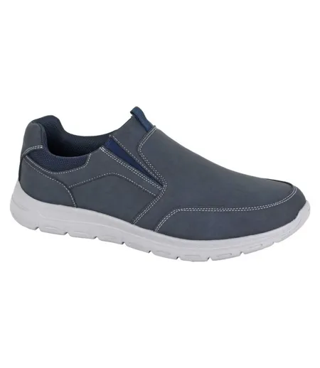 Mens Casual Shoes Navy Blue Scimitar