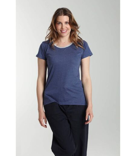 Tee shirt col rond lurex manches courtes femme Tee Summer Twilight  | Gerard Pasquier