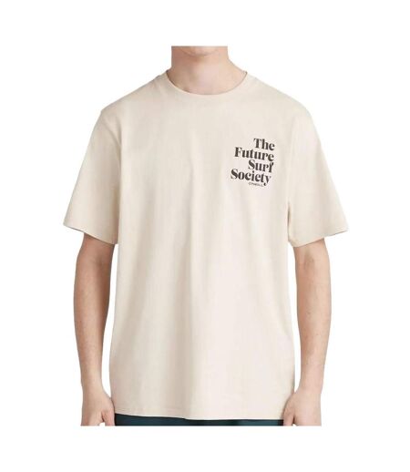 T-Shirt gris/blanc homme o'neill future surf society