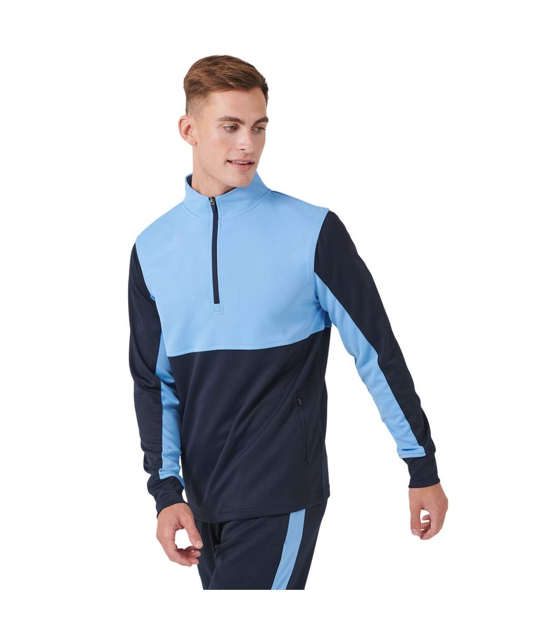 Haut De Survêtement Homme Bleu Marine Ciel Finden & Hales-3
