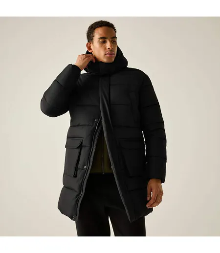 Veste Motif/style Long Marek Homme Noir Aiguille De Pin Regatta