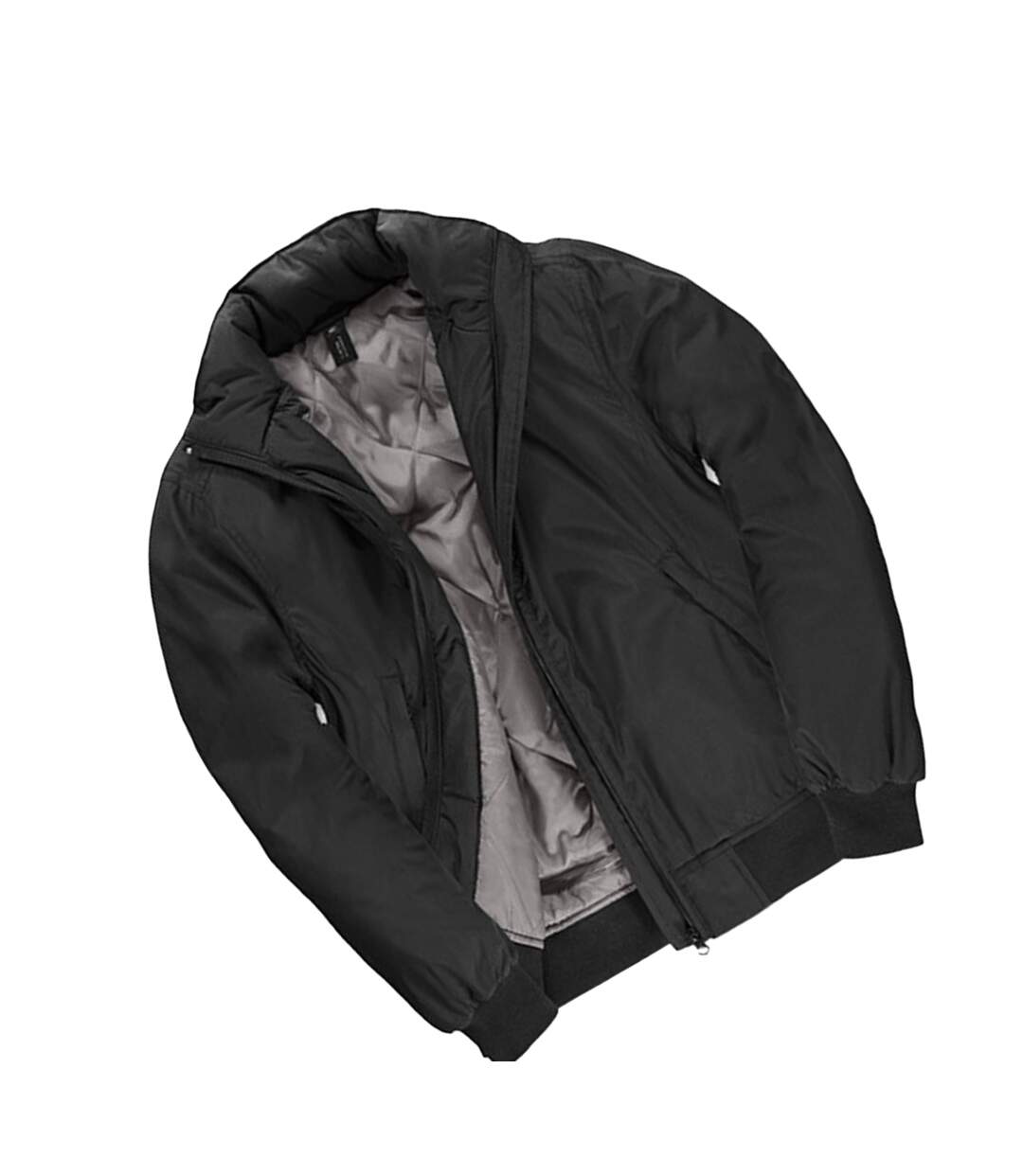Blouson D'aviateur Crew Femme Noir B&C-2