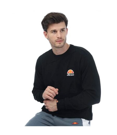 Mens Diveria Sweatshirt Black Ellesse