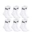 Lot de 6 paires de chaussettes blanches homme everlast el062-1