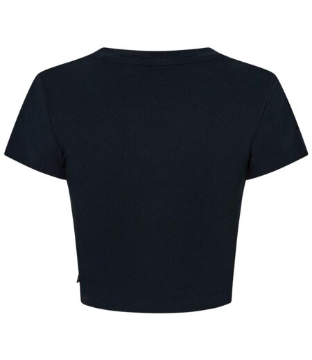 Womens/ladies Logo Boxy T-shirt Black Levis