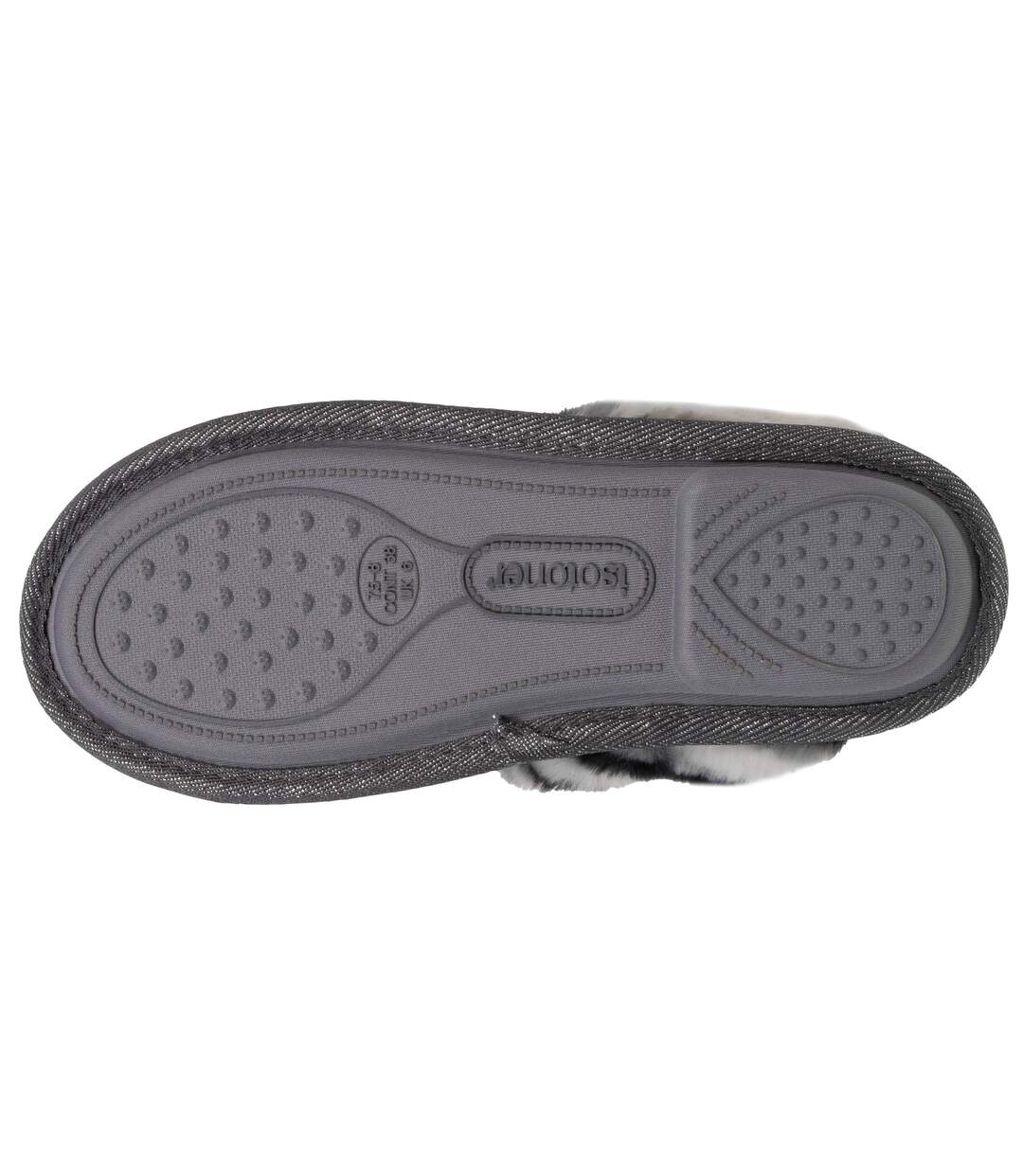 Isotoner Chaussons Mules femme chat fantaisie-4