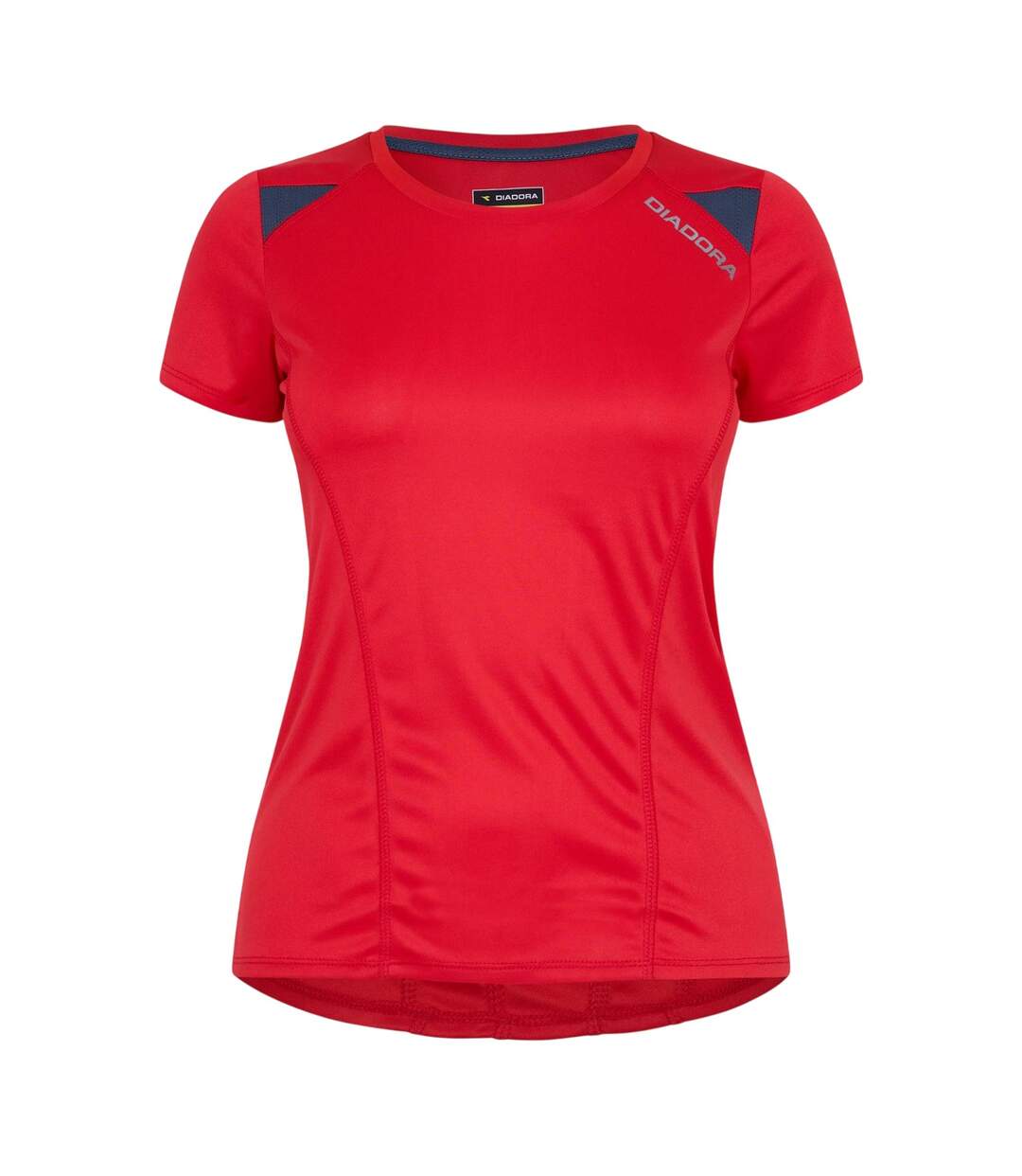 T-shirt Motif/style Logo Femme Rouge Tomate Diadora-1