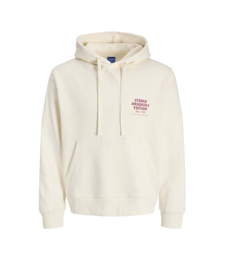 Sweat à capuche écru homme jack & jones meadows