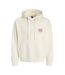 Sweat à capuche écru homme jack & jones meadows-1