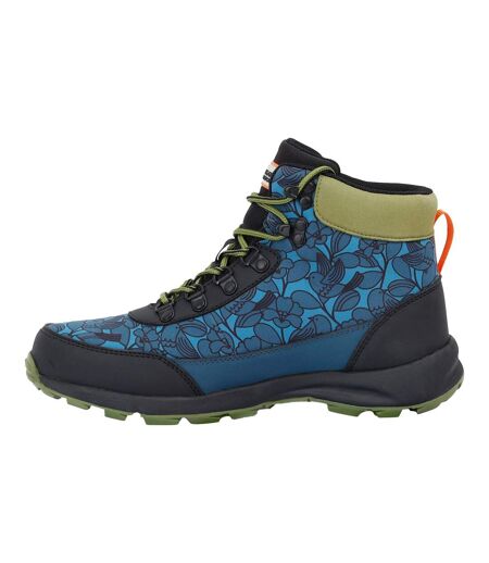 Womens/ladies orla kiely birdy outdoor hiking boots blue/green Regatta