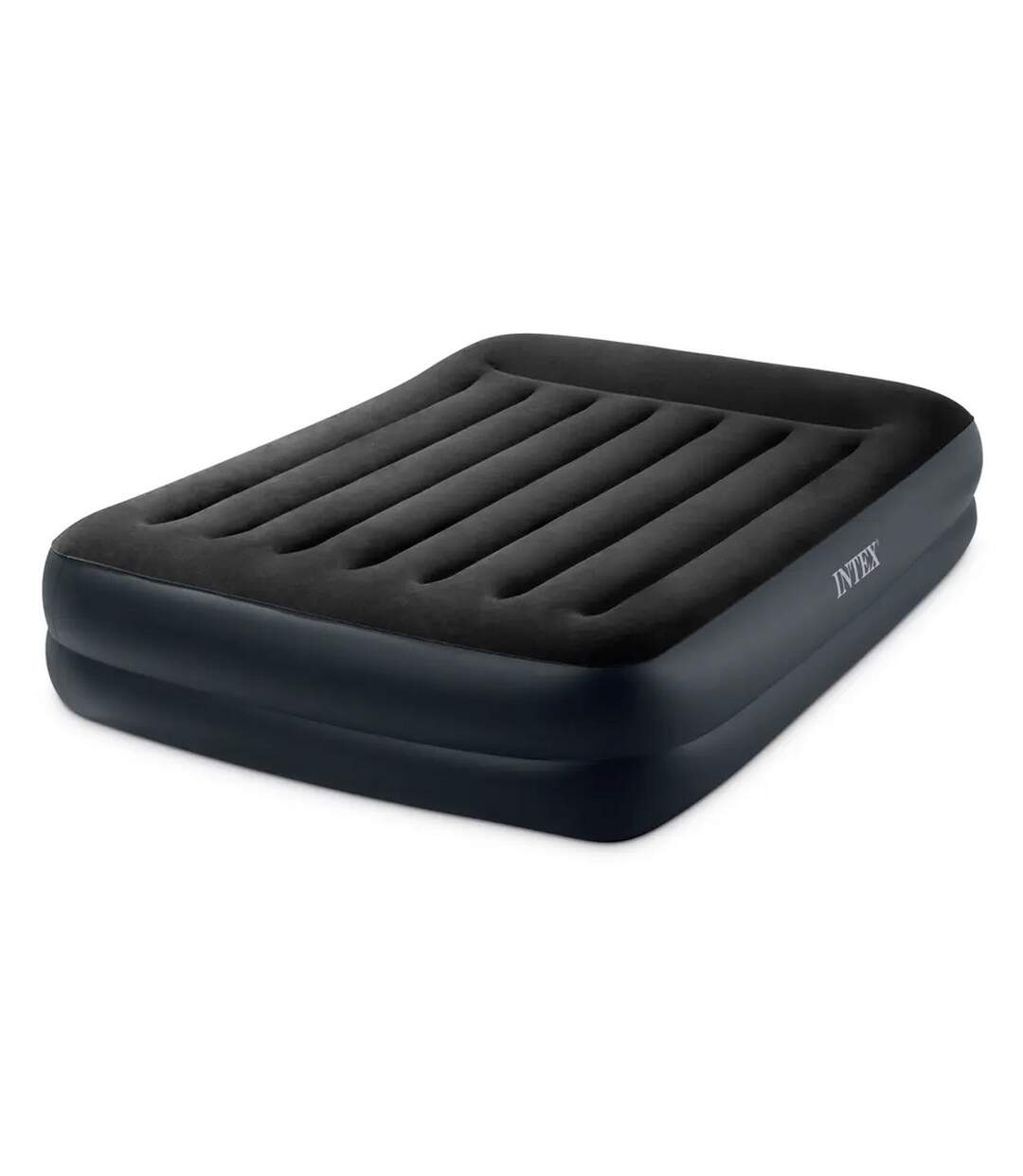 Matelas Gonflable Électrique 2 Places Fibertech Bleu-1