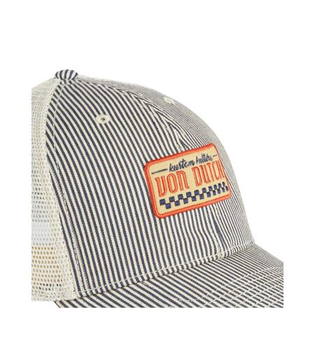 Casquette baseball avec filet souple effet usé et écusson Mac Kustom Vondutch