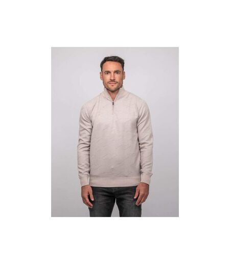 Pull col camionneur zippé jacquard LAMATON