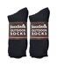 6 Pack Mens Thick Warm Wool Blend Hiking Socks-2