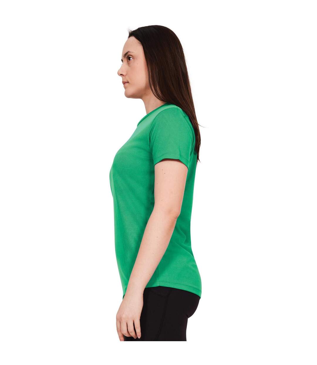 T-shirt original tech femme vert kelly Casual Classics