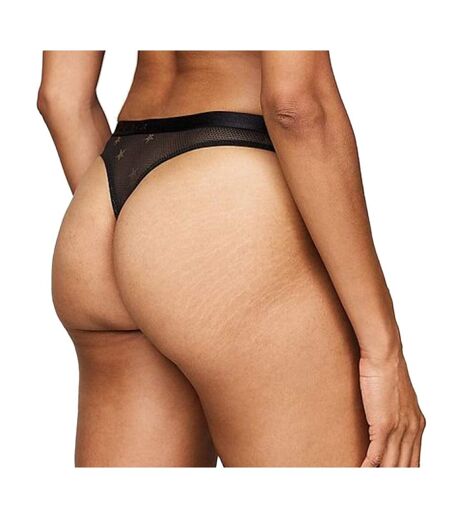 String Noir Femme Tommy Hilfiger Thong Black - L