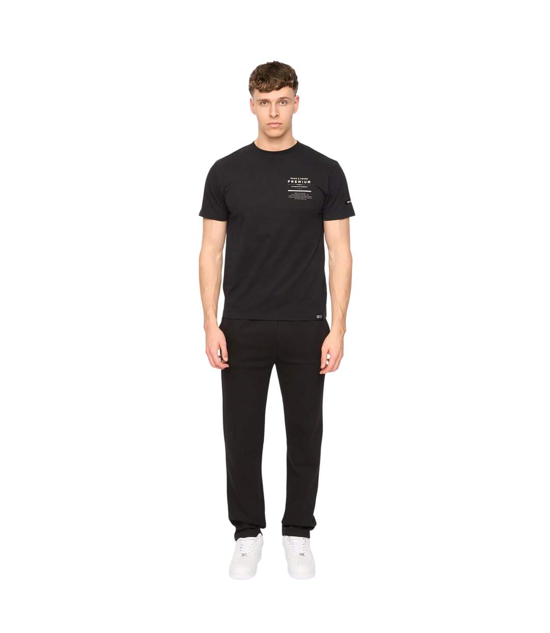 Mens Rayland Cotton T-shirt Black Duck And Cover-4