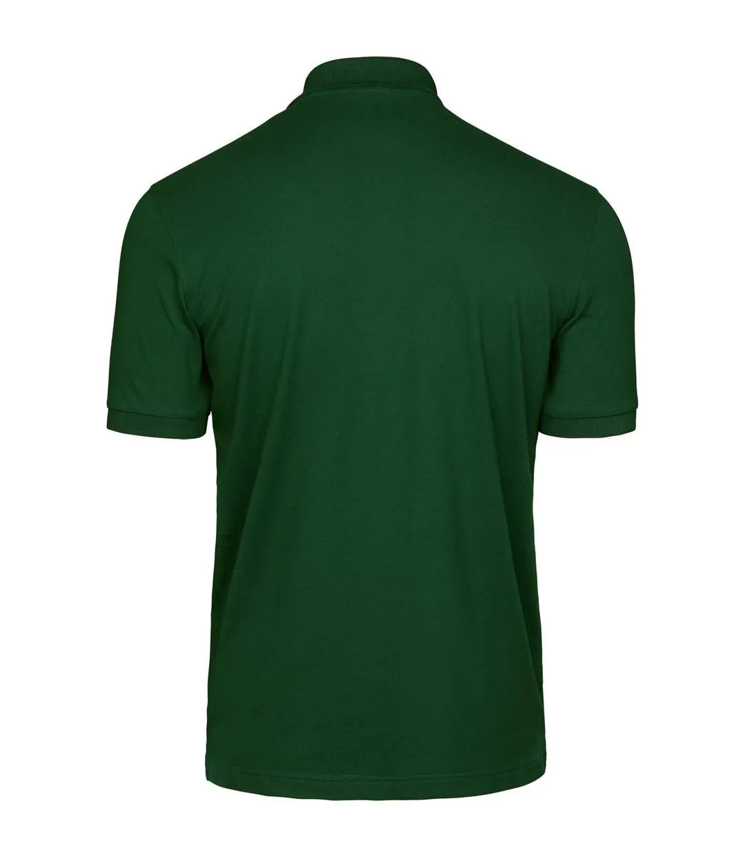 Mens Luxury Stretch Polo Shirt Forest Green Tee Jays-2