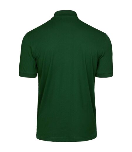 Mens Luxury Stretch Polo Shirt Forest Green Tee Jays