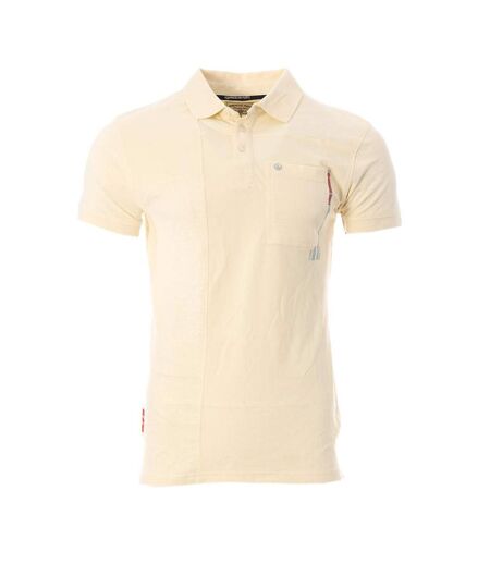 Polo jaune pale homme american people 103 - 3xl