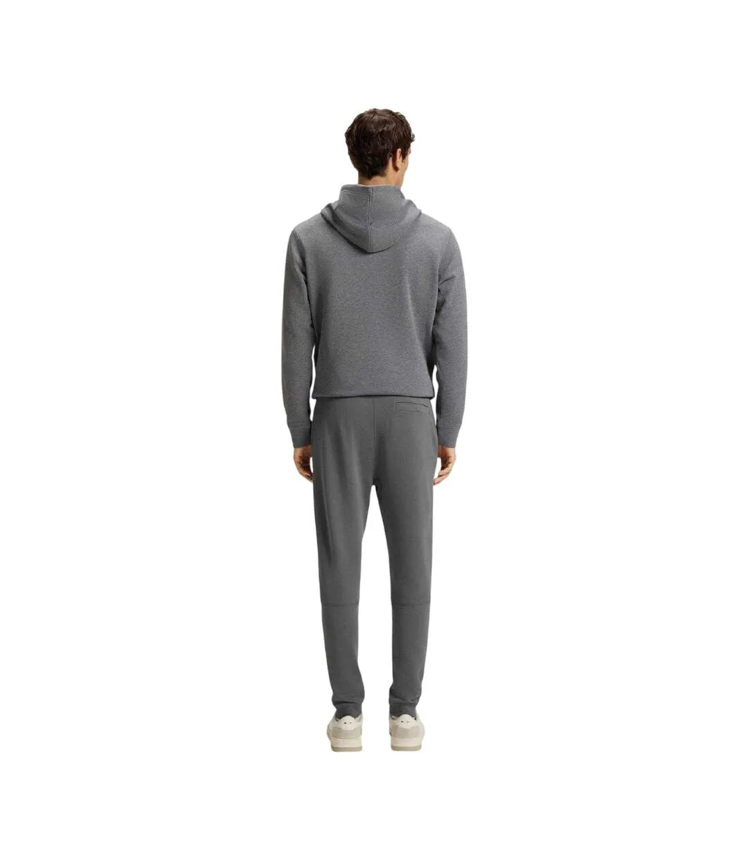 Mens Sestart Jogging Bottoms Grey Boss-3