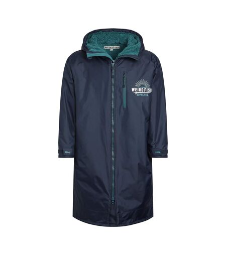 Unisex adult atlantic waterproof changing robe blue surf Weird Fish
