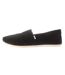 Womens/ladies Alpargata Classic Canvas Espadrilles Black White Toms-2