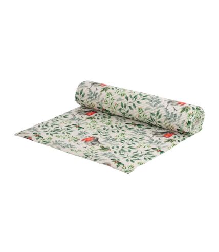 Robin table runner 180cm x 35cm green Evans Lichfield