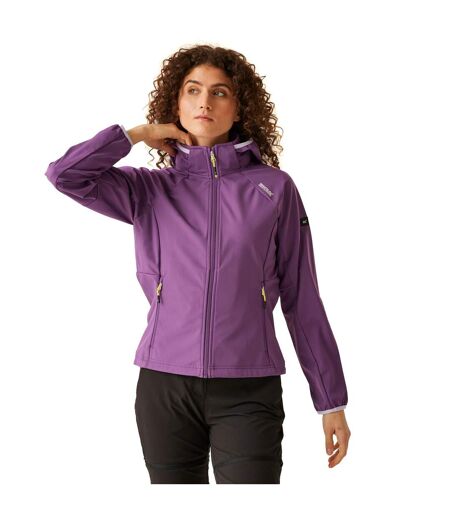 Veste softshell bourda femme violet coucher de soleil / lilas pâle Regatta