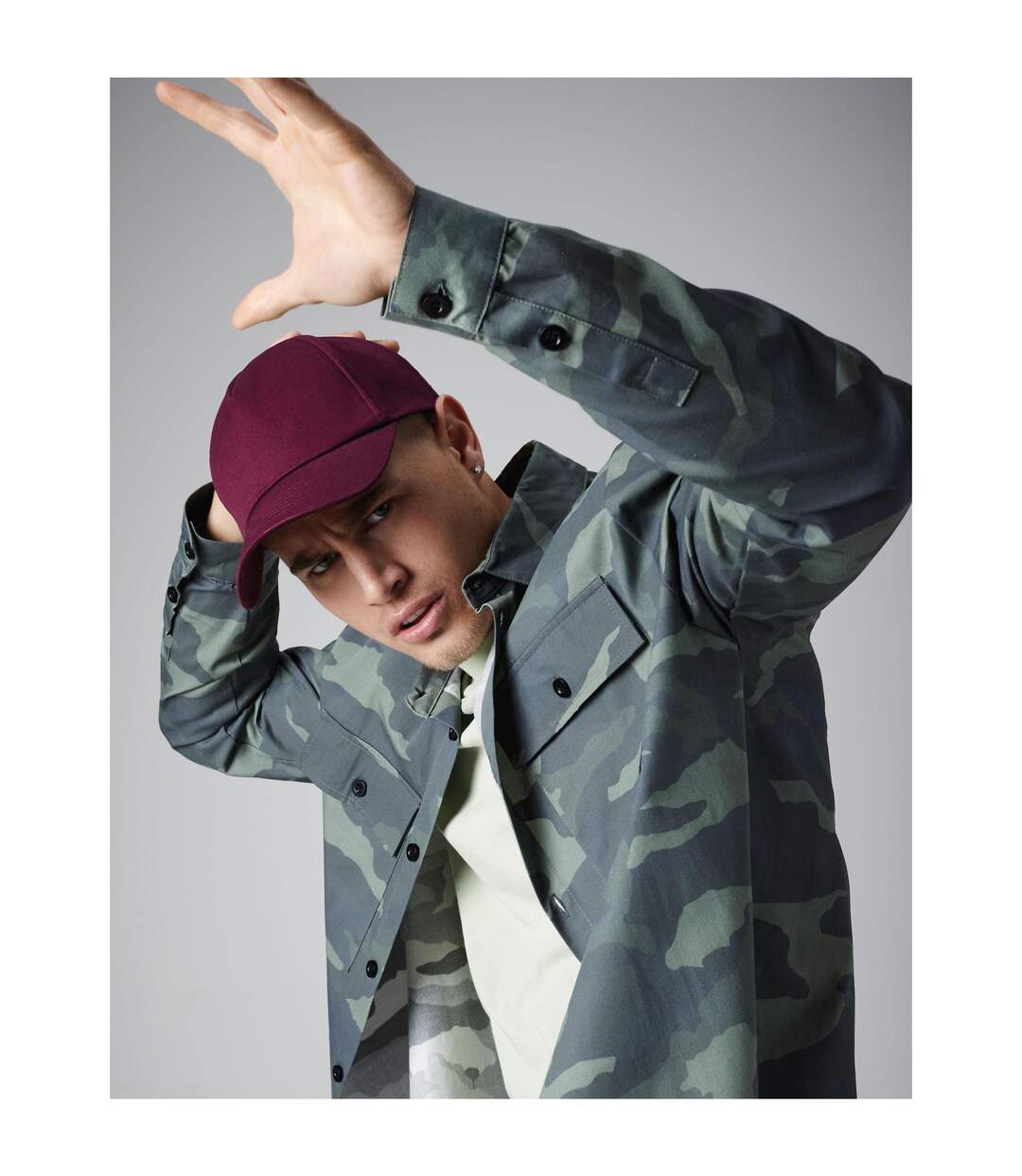 Casquette Authentic Adulte Vert Olive Beechfield-1
