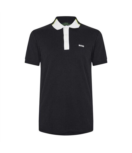 Mens Paddy 3 Polo Shirt Black Boss