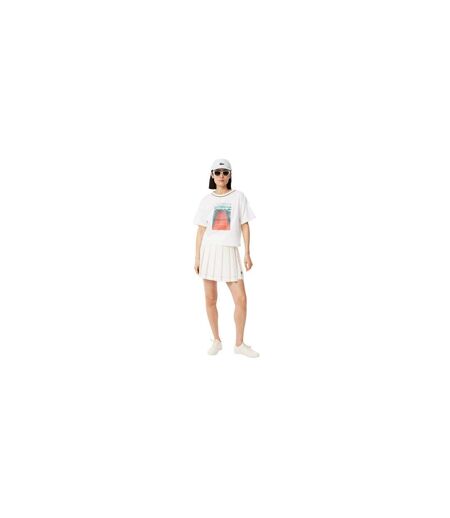 Jupe Rolandgarros Edition Femme Crème Lacoste