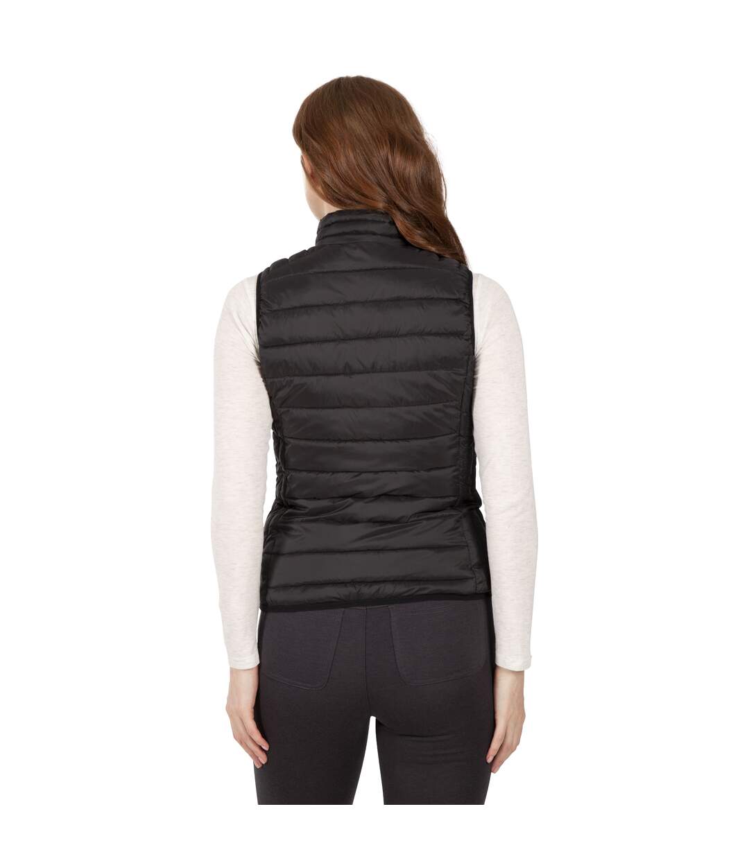 Womens/ladies Teeley Packaway Gilet Black Trespass-4