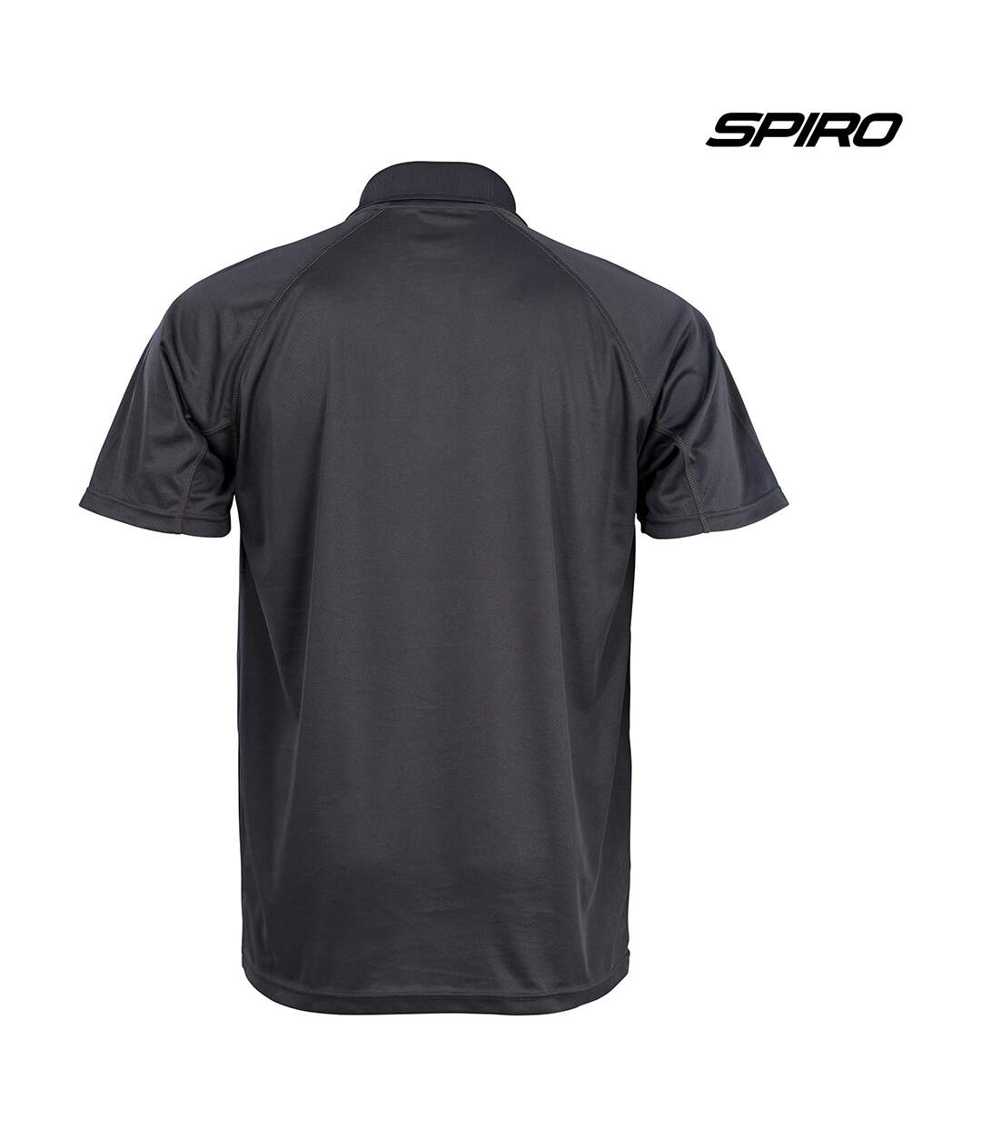 Polo Performance Adultes Noir Spiro-2