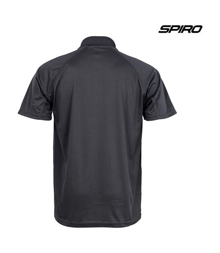 Polo Performance Adultes Noir Spiro