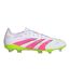Chaussures De Foot Pour Terrain Ferme Homme Blanc Rose Citron Predator-1