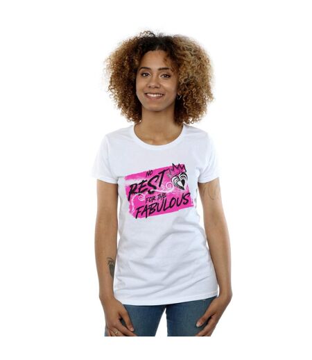 Disney - T-shirt THE DESCENDANTS NO REST - Femme (Blanc) - UTBI17713