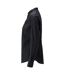 Womens/ladies Frontline Poplin Shirt Deep Black Mascot-3