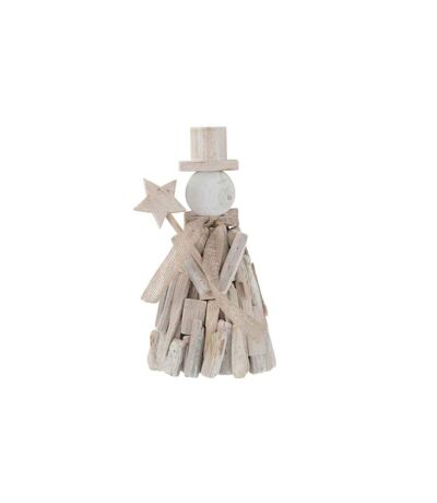 Statuette Déco Personnage Étoile 31cm Naturel